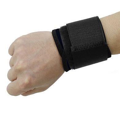 Black Adjustable Sports Wristband Joint Protector Wrist Brace Wrap Support Strap