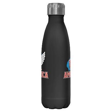 America Text Stainless Steel Graphic Bottle