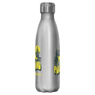 Portland Oregon Forest Graphic Stainless Bottle