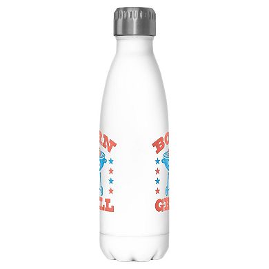 Born To Grill Graphic Stainless Bottle