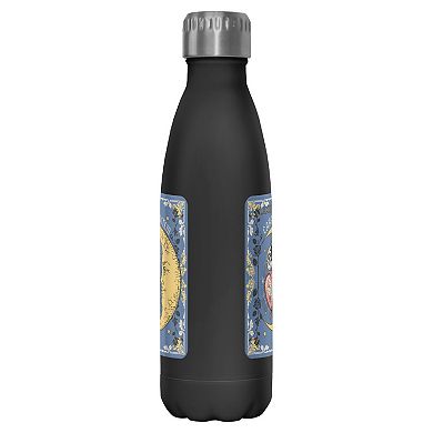 The Moon Card Graphic Stainless Steel Bottle