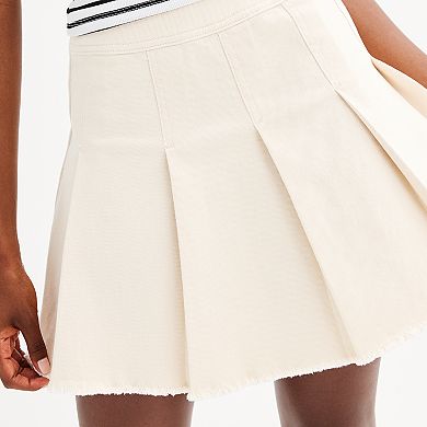 Juniors' SO® Pleated Mini Skirt