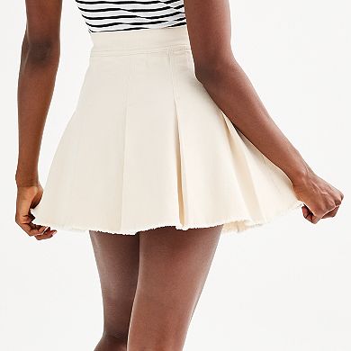 Juniors' SO® Pleated Mini Skirt