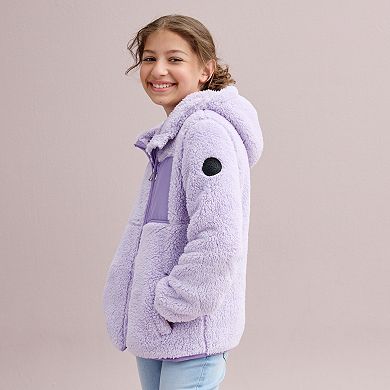 Girls 4-18 madden girl Full Zip Fleece Jacket