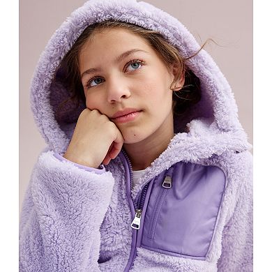 Girls 4-18 madden girl Full Zip Fleece Jacket