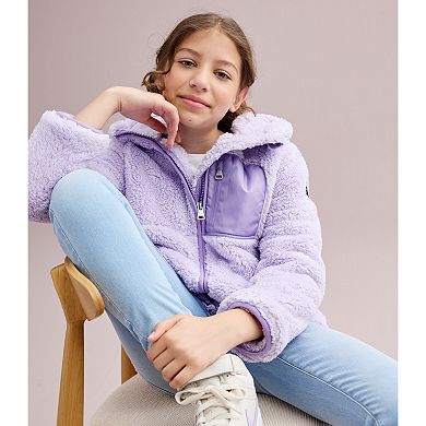 Girls 4-18 madden girl Full Zip Fleece Jacket