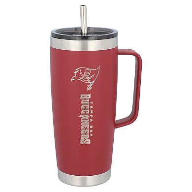 The Memory Company Tampa Bay Buccaneers 26oz. Team Color Roadie Tumbler with Handle