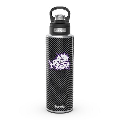 Tervis TCU Horned Frogs 40oz. Carbon Fiber Wide Mouth Water Bottle