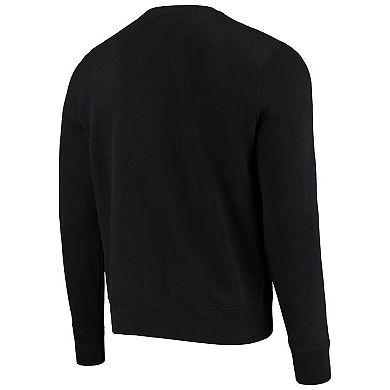 Men's '47 Black Baltimore Ravens Team Imprint Headline Pullover Sweatshirt