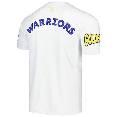 Unisex FISLL White Golden State Warriors Heritage Crest T-Shirt