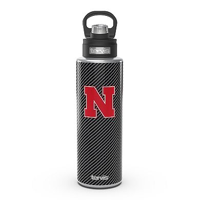Tervis Nebraska Huskers 40oz. Carbon Fiber Wide Mouth Water Bottle