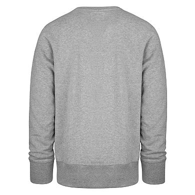 Men's '47 Gray Philadelphia Eagles Varsity Block Headline Pullover Sweatshirt