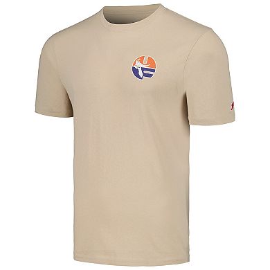 Men's League Collegiate Wear Tan Florida Gators Two-Hit Flower Tumble T-Shirt