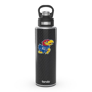 Tervis Kansas Jayhawks 40oz. Carbon Fiber Wide Mouth Water Bottle