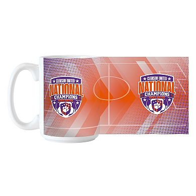 Clemson Tigers 2023 NCAA Men's Soccer National Champions 15oz. Sublimated Mug