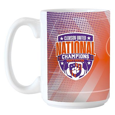 Clemson Tigers 2023 NCAA Men's Soccer National Champions 15oz. Sublimated Mug