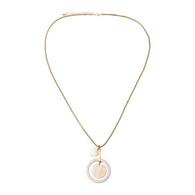 Sonoma Goods For Life® Gold Tone Thread Wrap Ring Long Necklace