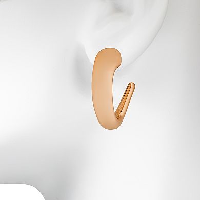 Emberly Tube Hoop Earrings