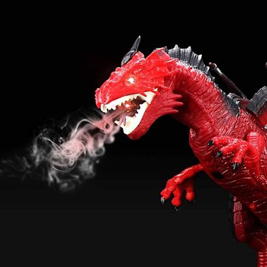 Contixo DR3 RC Dragon Dinosaur-Walking Robot Dinosaur Toy with Light Up Roaring & Spraying Effect