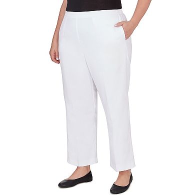 Plus Size Alfred Dunner Twill Short Length Pants