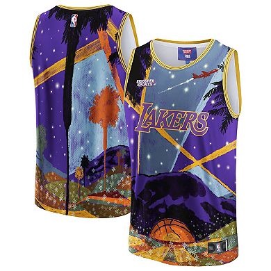 Unisex NBA & KidSuper Studios by Fanatics Purple Los Angeles Lakers Hometown Jersey