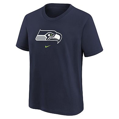 Preschool Nike Navy Seattle Seahawks Team Wordmark T-Shirt