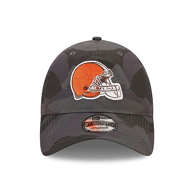 Men's New Era Camo Cleveland Browns Core Classic 2.0 9TWENTY Adjustable Hat