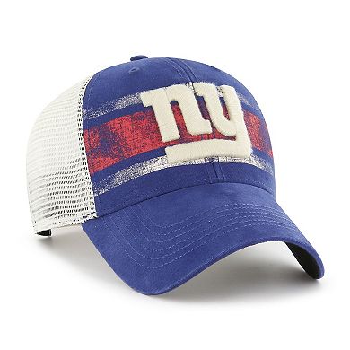 Men's '47 Royal/White New York Giants Interlude MVP Trucker Snapback Hat