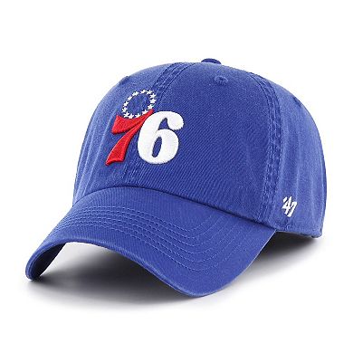 Men's '47 Royal Philadelphia 76ers  Classic Franchise Fitted Hat