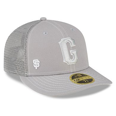 Men's New Era  Gray San Francisco Giants 2023 On-Field Batting Practice Low Profile 59FIFTY Fitted Hat