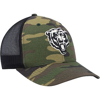 Men's '47 Camo/Black Chicago Bears Trucker Adjustable Hat