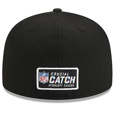 Men's New Era  Black Green Bay Packers 2023 NFL Crucial Catch 59FIFTY Fitted Hat