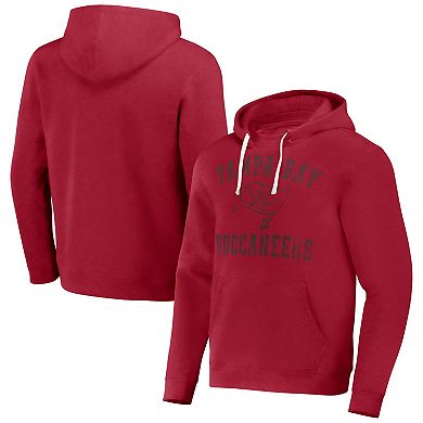 Men's NFL x Darius Rucker Collection by Fanatics Red Tampa Bay Buccaneers Coaches Pullover Hoodie