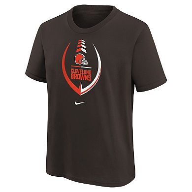 Girls Preschool Nike Brown Cleveland Browns Icon T-Shirt
