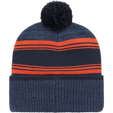 Men's '47 Navy Denver Broncos Fadeout Cuffed Knit Hat with Pom