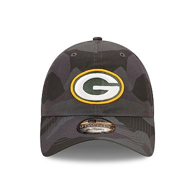Men's New Era Camo Green Bay Packers Core Classic 2.0 9TWENTY Adjustable Hat