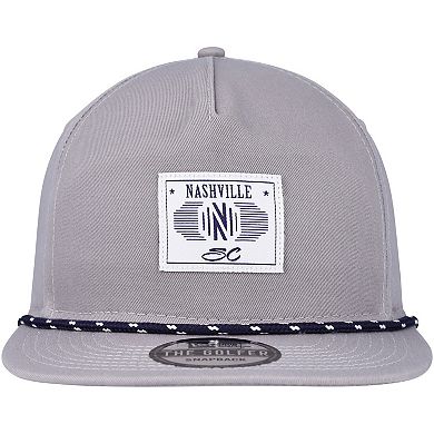 Men's New Era Gray Nashville SC Patch Golfer Adjustable Hat