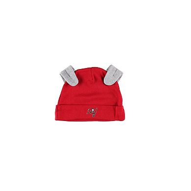 Newborn & Infant White/Red Tampa Bay Buccaneers Dream Team Bodysuit Pants & Hat Set