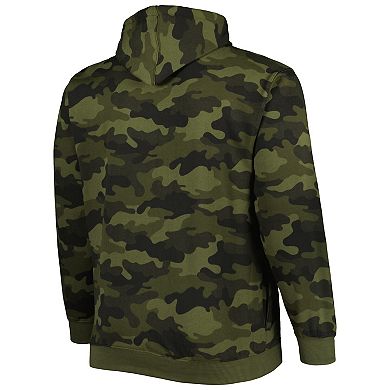 Men's Camo Chicago Cubs Allover Print Pullover Hoodie