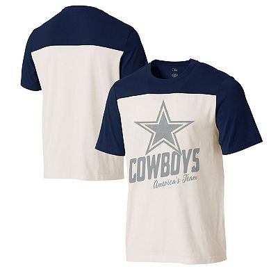 Men's NFL x Darius Rucker Collection by Fanatics White Dallas Cowboys Colorblocked T-Shirt