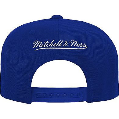 Youth Mitchell & Ness Royal New England Patriots Gridiron Classics Ground Snapback Hat