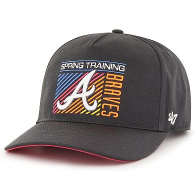 Men's '47  Charcoal Atlanta Braves 2023 Spring Training Reflex Hitch Snapback Hat