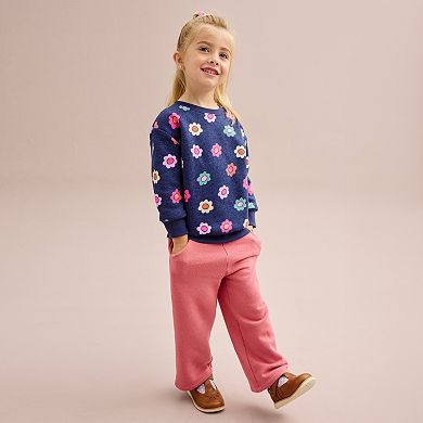 Toddler Girl Jumping Beans® Fleece Crewneck Sweatshirt