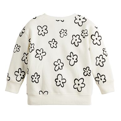 Toddler Girl Jumping Beans?? Fleece Crewneck Sweatshirt