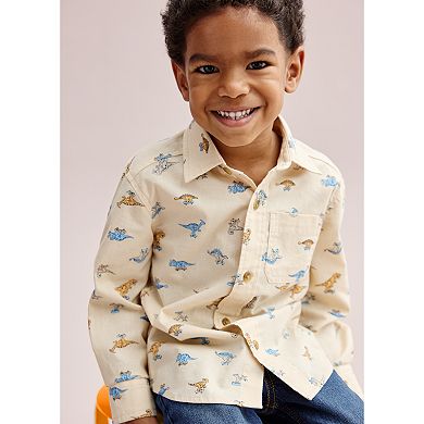 Baby & Toddler Jumping Beans® Long Sleeve Button-Down Woven Shirt