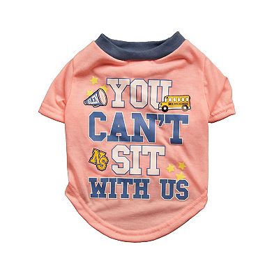 Mean Girls "You Can't Sit With Us" Pet T-Shirt