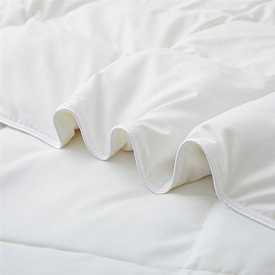 Unikome Luxurious Silent Softness All Season White Goose Down Feather Fiber Comforter