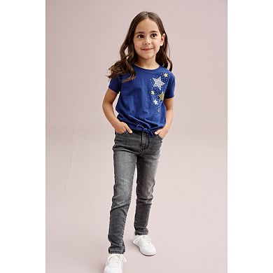 Girls 4-12 Jumping Beans® Tie Front Graphic Tee