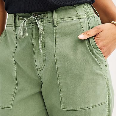 Women's Sonoma Goods For Life Zip Hem Core Utility Jogger Pants