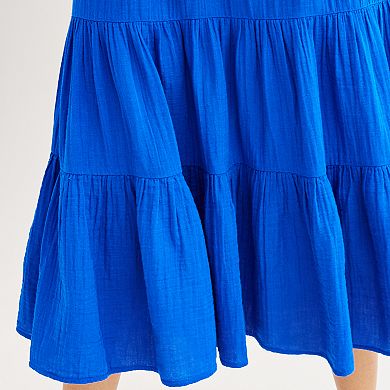 Women's Sonoma Goods For Life® Tiered Long Midi Skirt